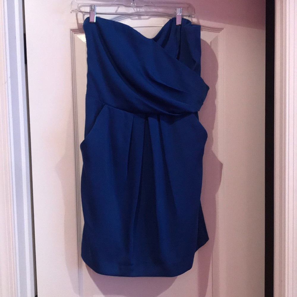 Royal blue dress